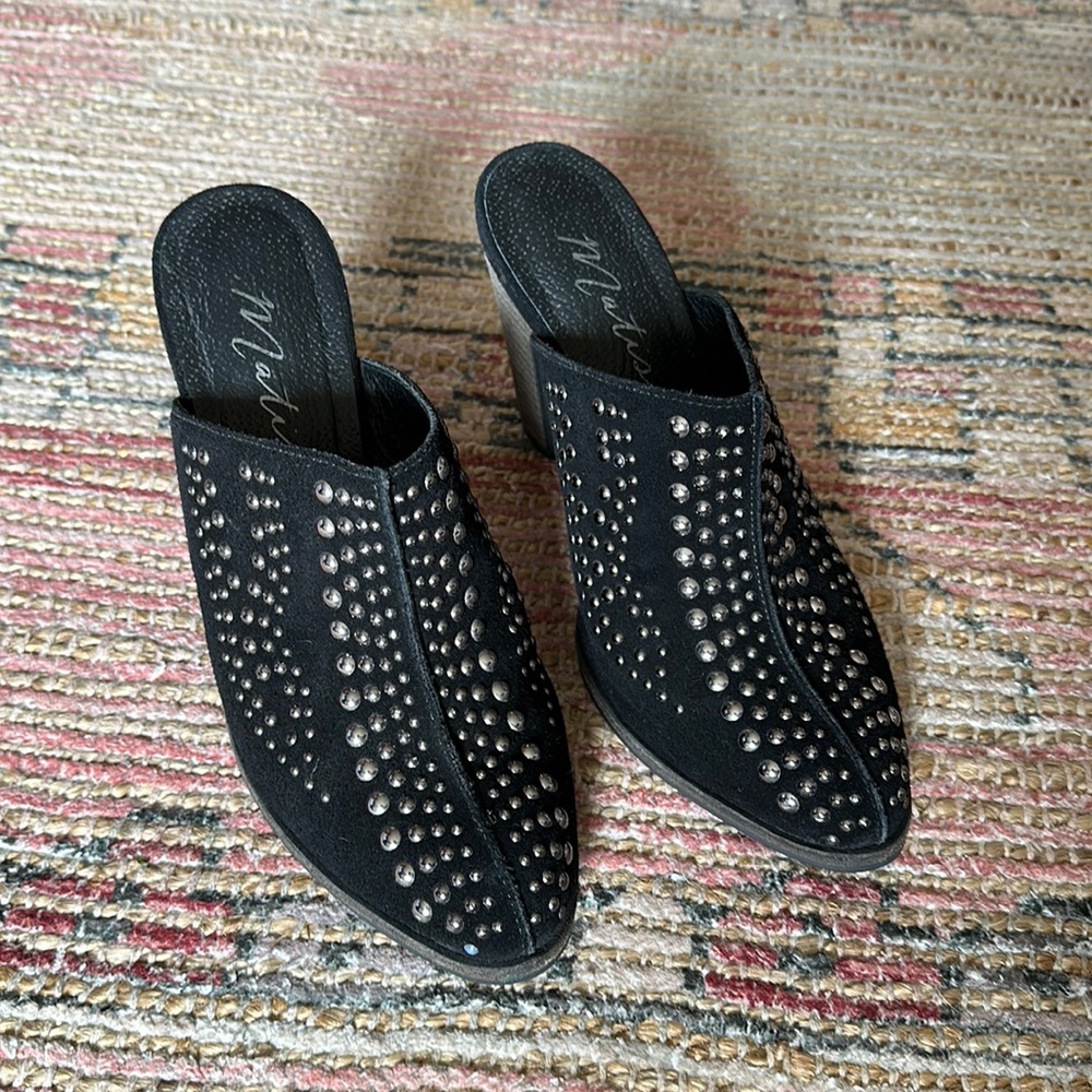 Matisse - BLACK MULE W STUDS
